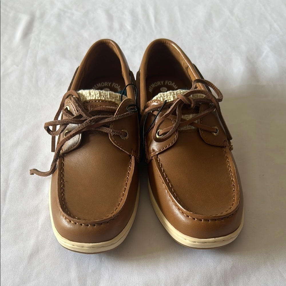Sperry Brown Leather Boat Shoes